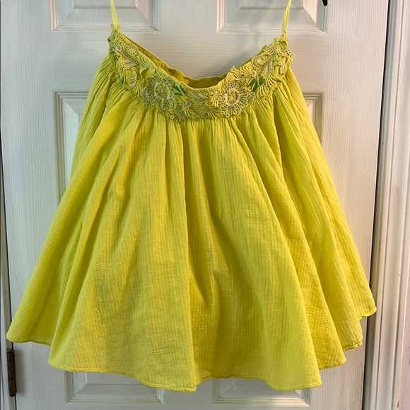 Floreat Dresses & Skirts - Yellow Embroidered Skirt
